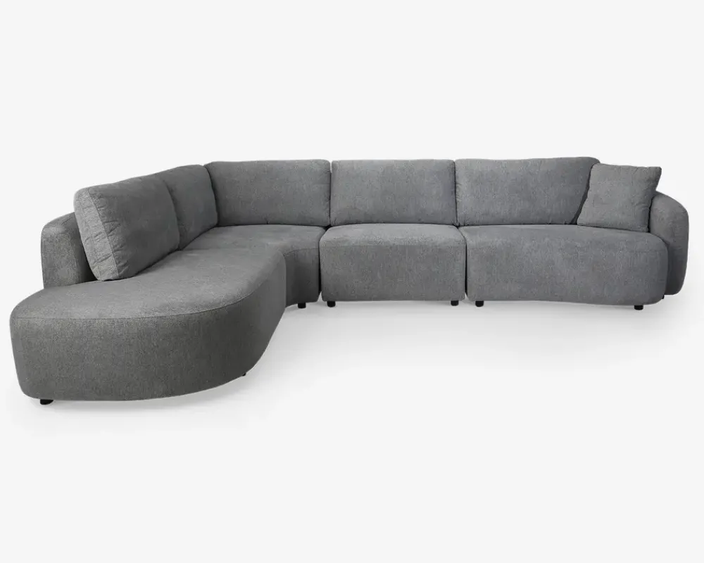 New Daells Bolighus Hjørnesofa m/Open End Venstre Grå