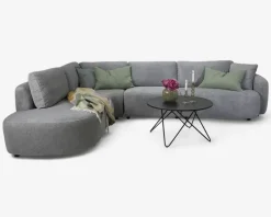 New Daells Bolighus Hjørnesofa m/Open End Venstre Grå