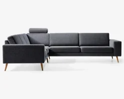 Daells Bolighus Hjørnesofa Sienna i gråt stof