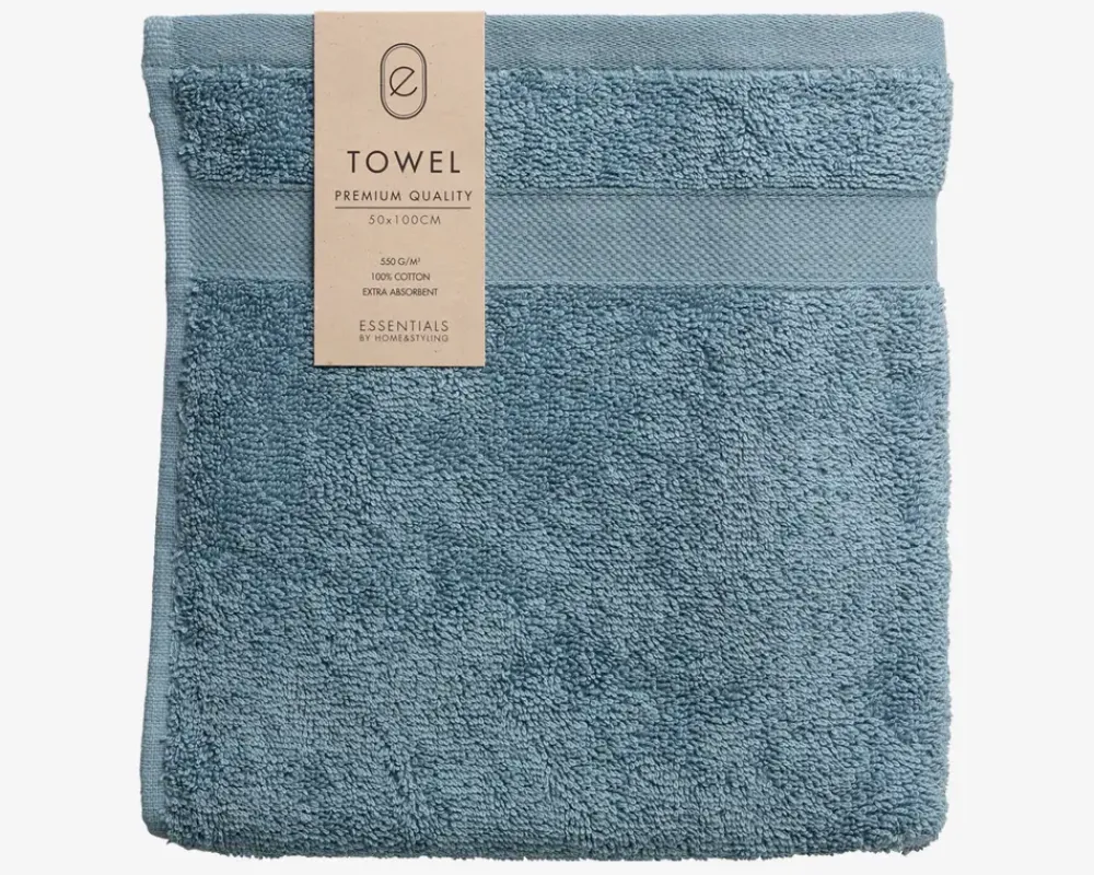 Sale Daells Bolighus Håndklæde 50x100 cm Lys Blå