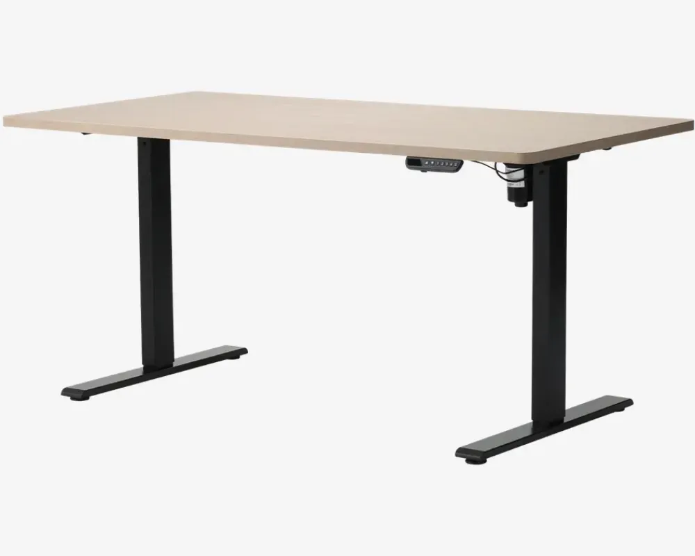 Best Daells Bolighus Hæve-Sænkebord 80x160 cm Eg/Sort Sort/Eg