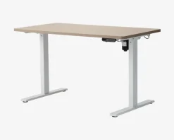 Clearance Daells Bolighus Hæve-Sænkebord 70x130 cm Hvid/Eg