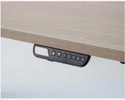 Clearance Daells Bolighus Hæve-Sænkebord 70x130 cm Hvid/Eg