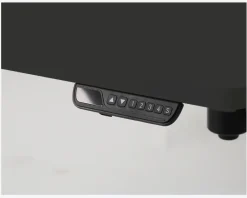 Hot Daells Bolighus Hæve-Sænkebord 80x160 cm Hvid/Sort