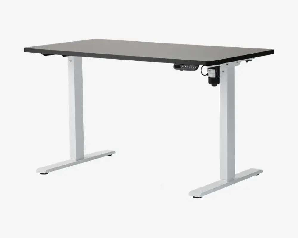 Hot Daells Bolighus Hæve-Sænkebord 70x130 cm Hvid/Sort