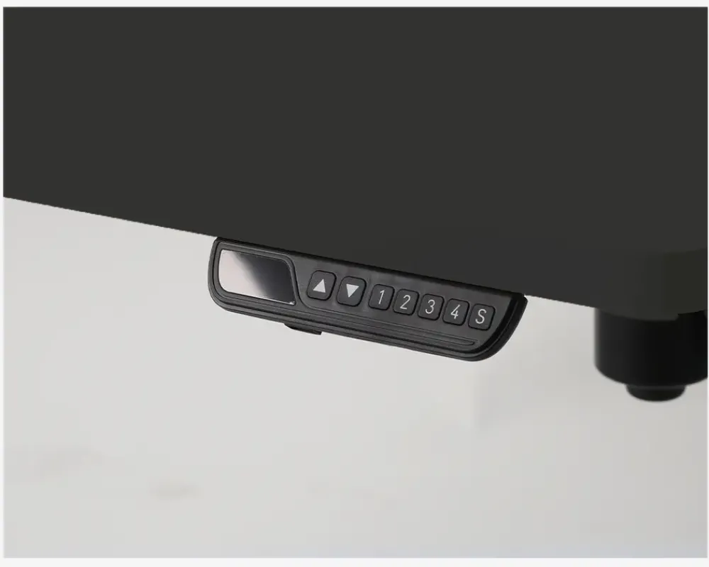 Hot Daells Bolighus Hæve-Sænkebord 70x130 cm Hvid/Sort