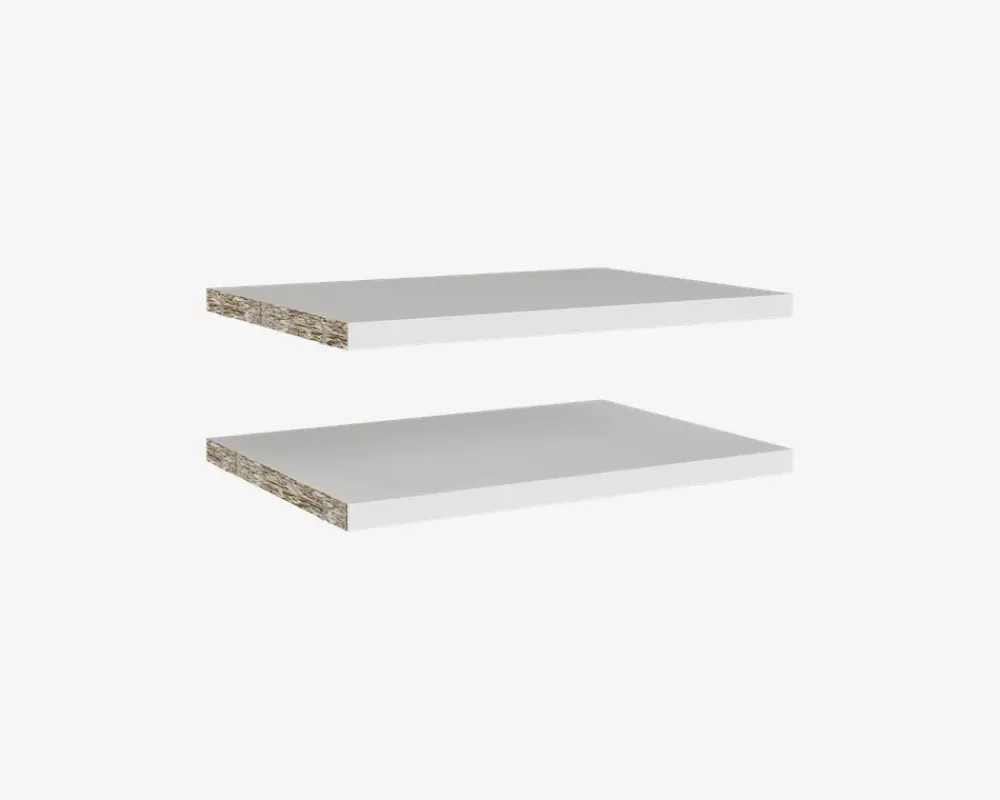 Hot Daells Bolighus Hylder 2 stk. Basic Hvid