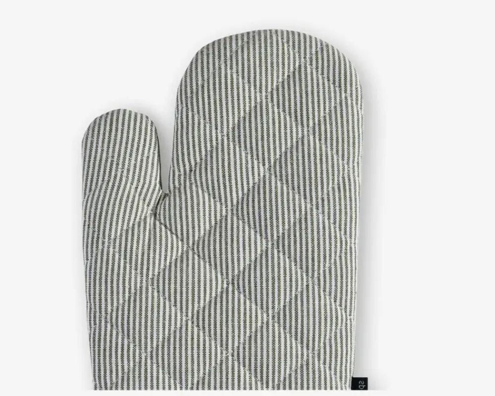 New Daells Bolighus Jul grillhandske grøn/hvid 19x31cm