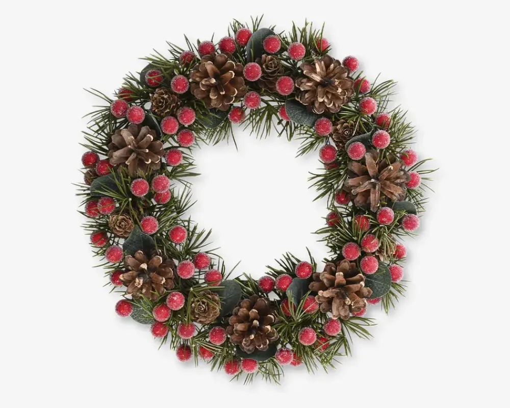 Hot Daells Bolighus Julekrans Kunstig M. Bær