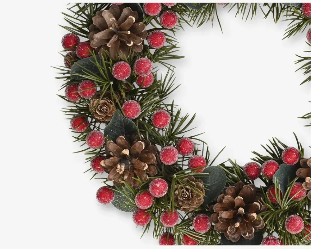 Hot Daells Bolighus Julekrans Kunstig M. Bær