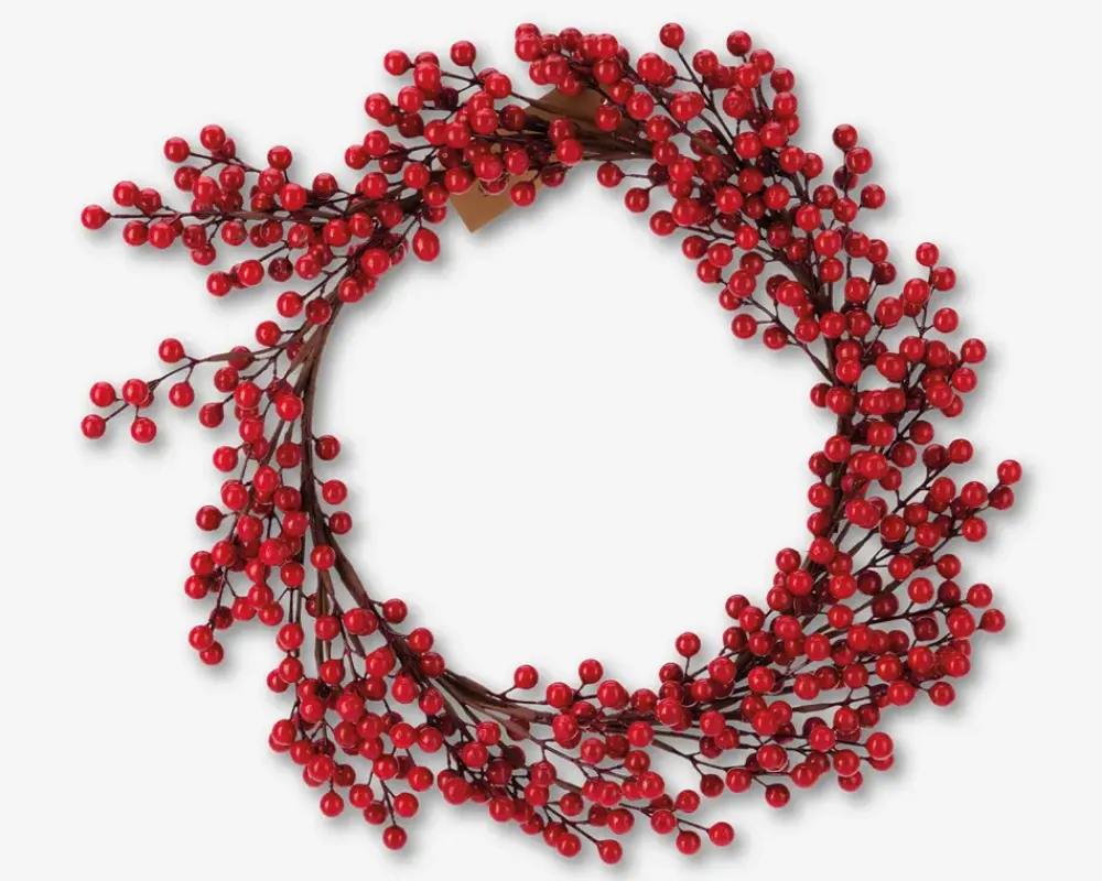Online Daells Bolighus Julekrans med røde bær Ø.30 cm
