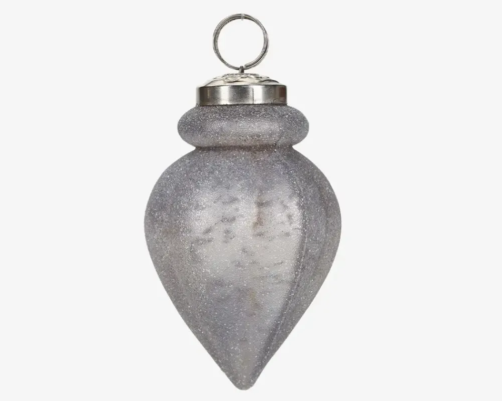 Sale Daells Bolighus Julekugle Cone Grøn/Hvid