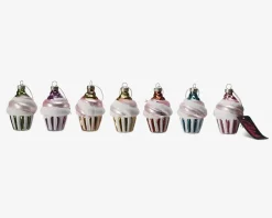 New Daells Bolighus Juleornament cupcake ass H.9,8 cm