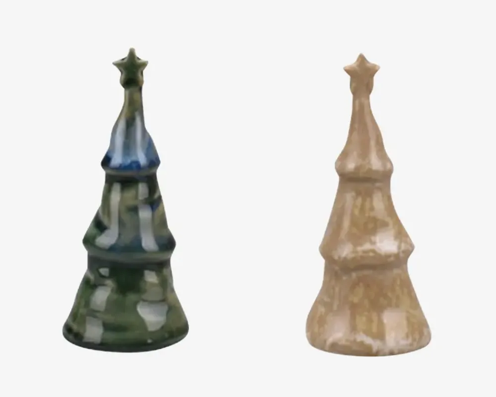 Clearance Daells Bolighus Juletræ Ass. Grøn/Brun H.9cm