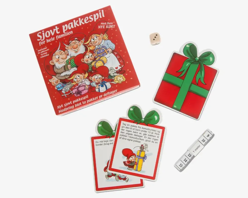 Clearance Daells Bolighus Julius jule pakkespil 13x13 cm