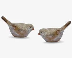 Online Daells Bolighus Keramik fugle ass sand/ brun H.7 cm