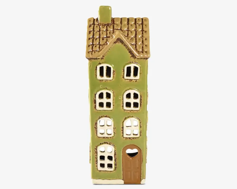 Best Daells Bolighus Keramikhus brun H.18 x B.6 cm