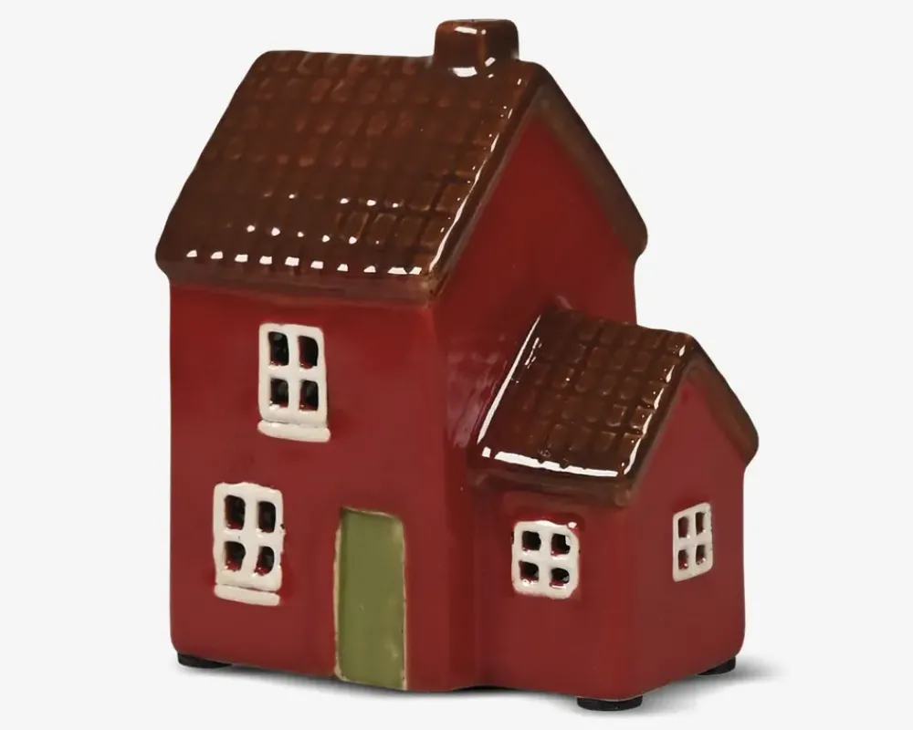Daells Bolighus Keramikhus H.10 x B.8 cm Rød