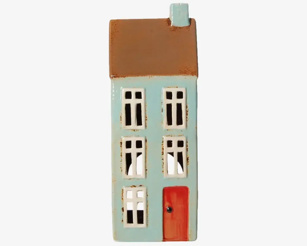 New Daells Bolighus Keramikhus Til Lys Grøn H.21 cm