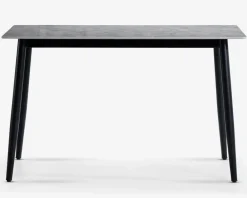 Discount Daells Bolighus Køkkenbord i grå med sort stel 70 x 120 cm