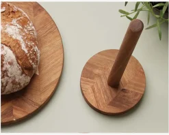 Outlet Daells Bolighus Køkkenrulleholder Sildeben Acacie Træ H.30,5cm