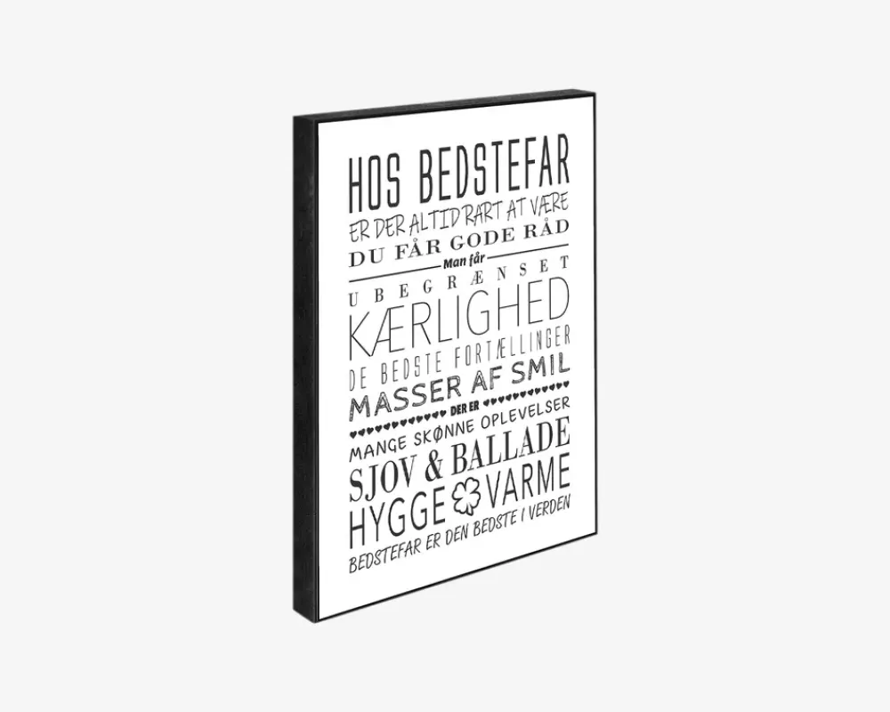 Hot Daells Bolighus Klods Hos Bedstefar 15x21 cm