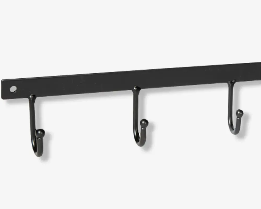 Best Daells Bolighus Knagerække m/7 metal L.60 cm