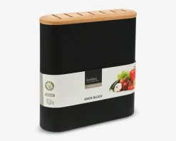 Hot Daells Bolighus Knivblok sort H.23,5 cm