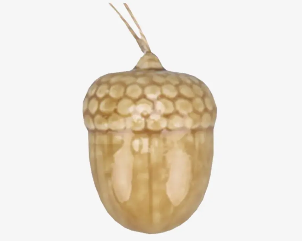 Clearance Daells Bolighus Kogle Ornament Ass. H.8,5cm Creme