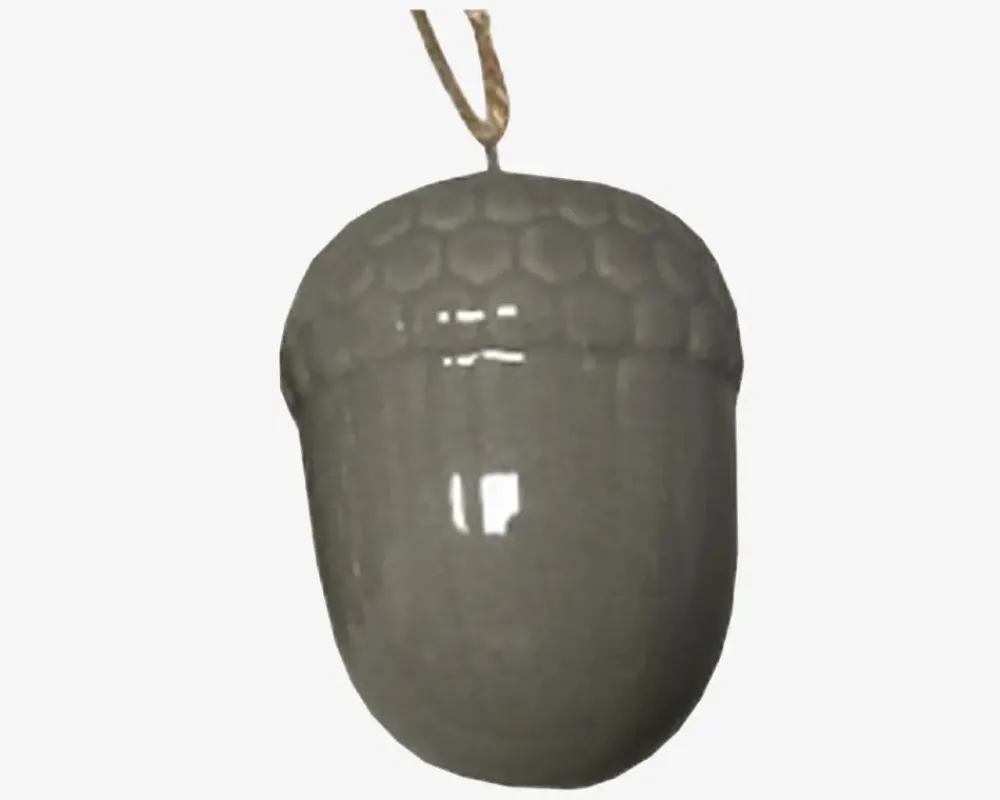 Online Daells Bolighus Kogle Ornament Ass. H.8,5cm Grå