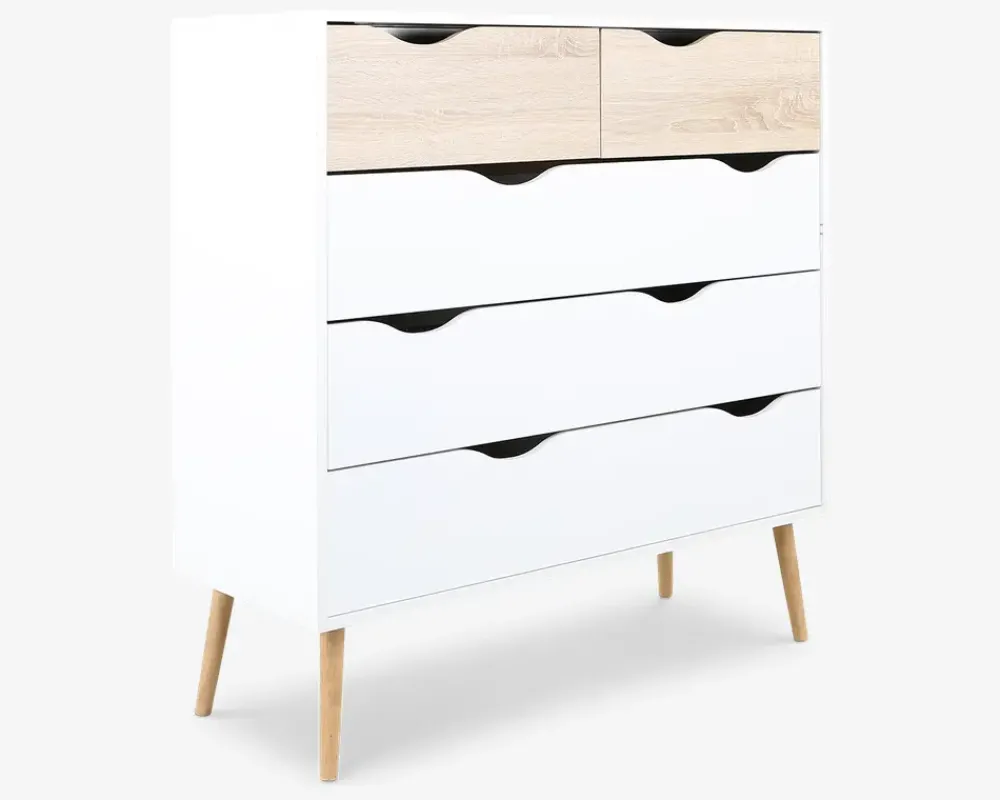 Sale Daells Bolighus Kommode Delta m. 5 skuffer