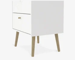 Online Daells Bolighus Kommode Bodo med 5 skuffer hvid