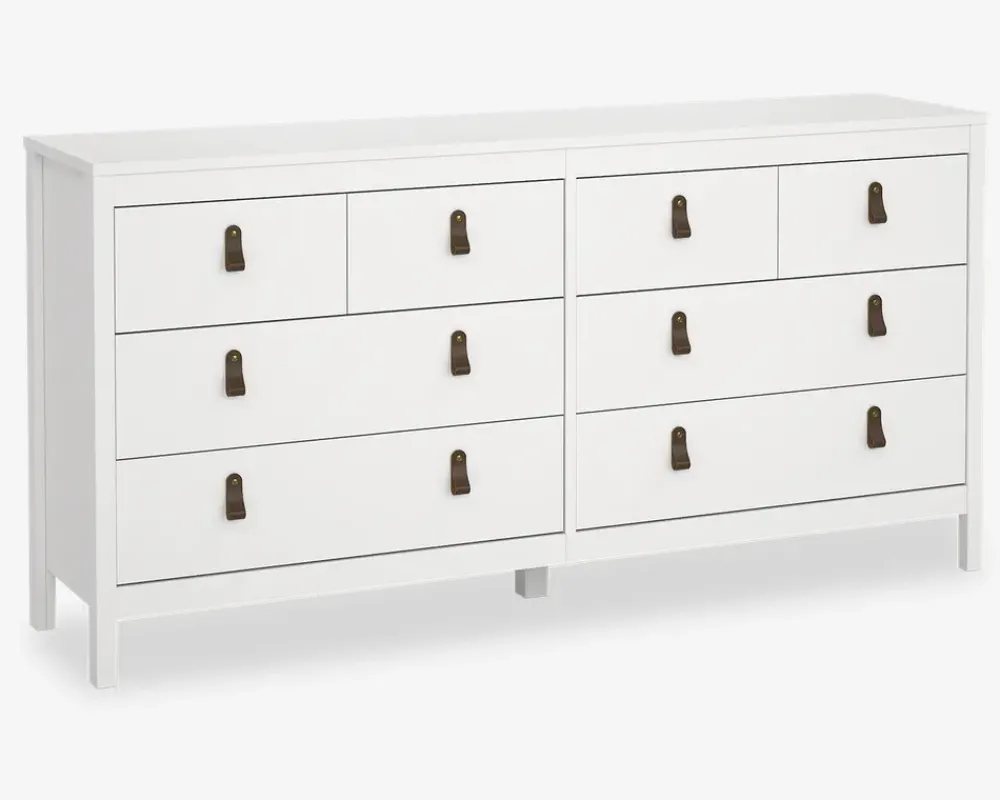 Sale Daells Bolighus Kommode Madrid med 8 skuffer hvid