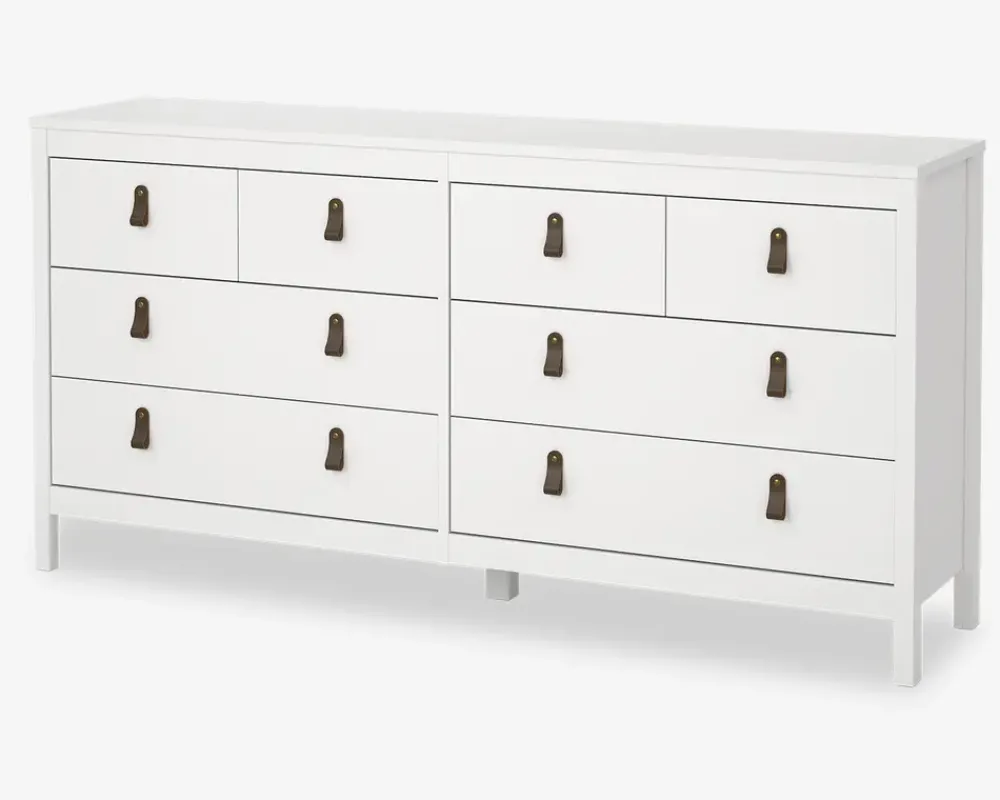 Sale Daells Bolighus Kommode Madrid med 8 skuffer hvid