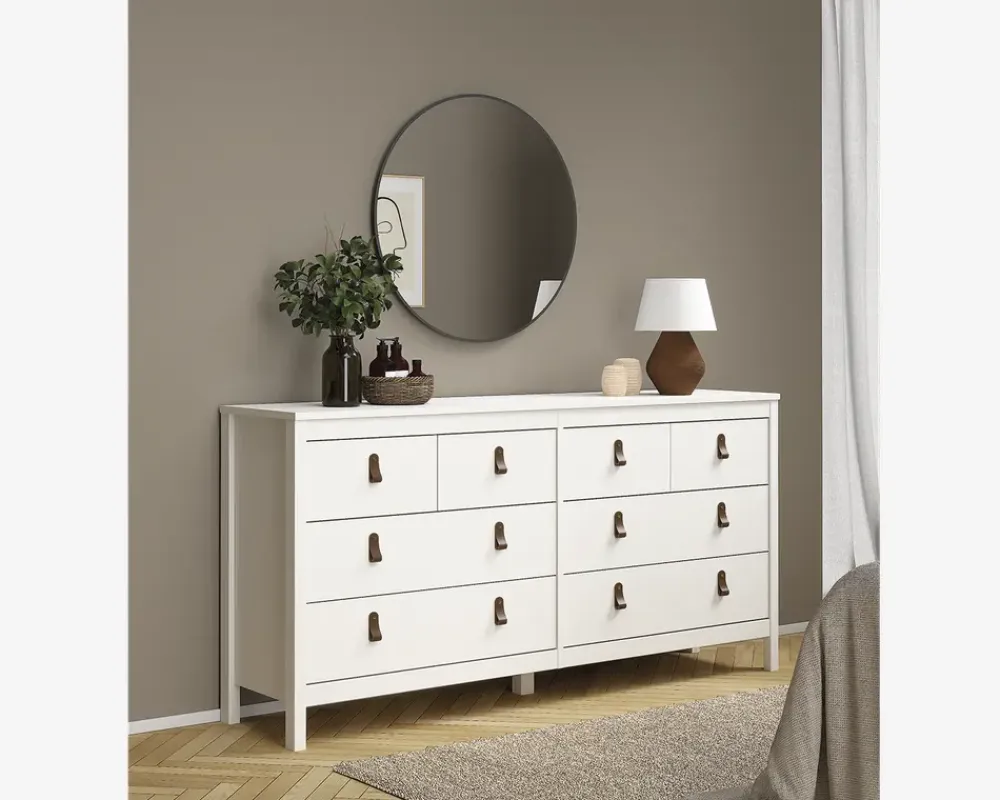 Sale Daells Bolighus Kommode Madrid med 8 skuffer hvid