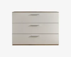 Daells Bolighus Kommode med 3 skuffer i champagne/eg