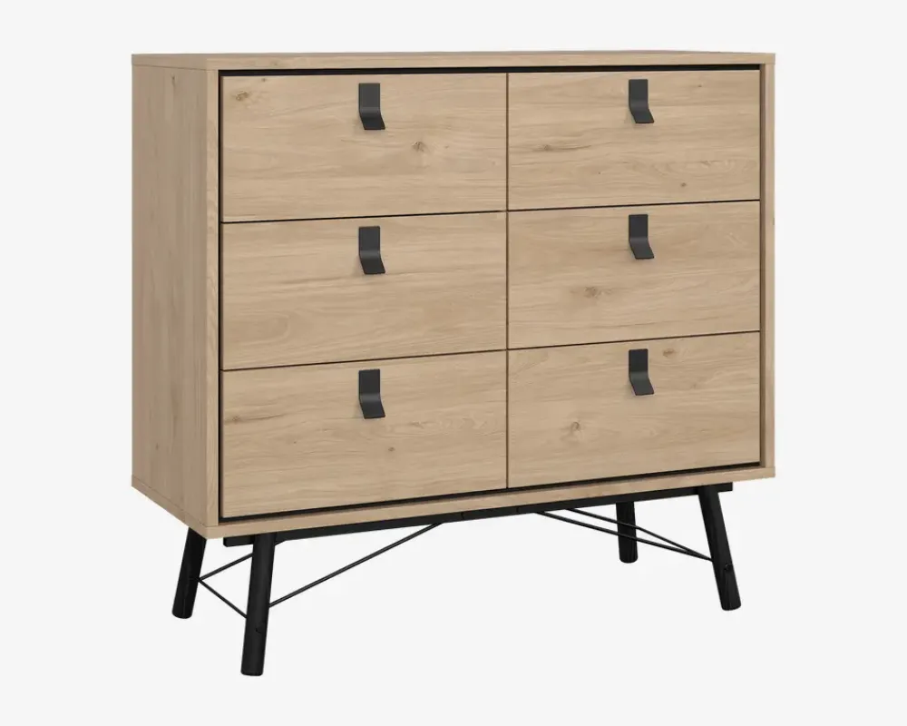 Sale Daells Bolighus Kommode Ry m. 6 skuffer Eg