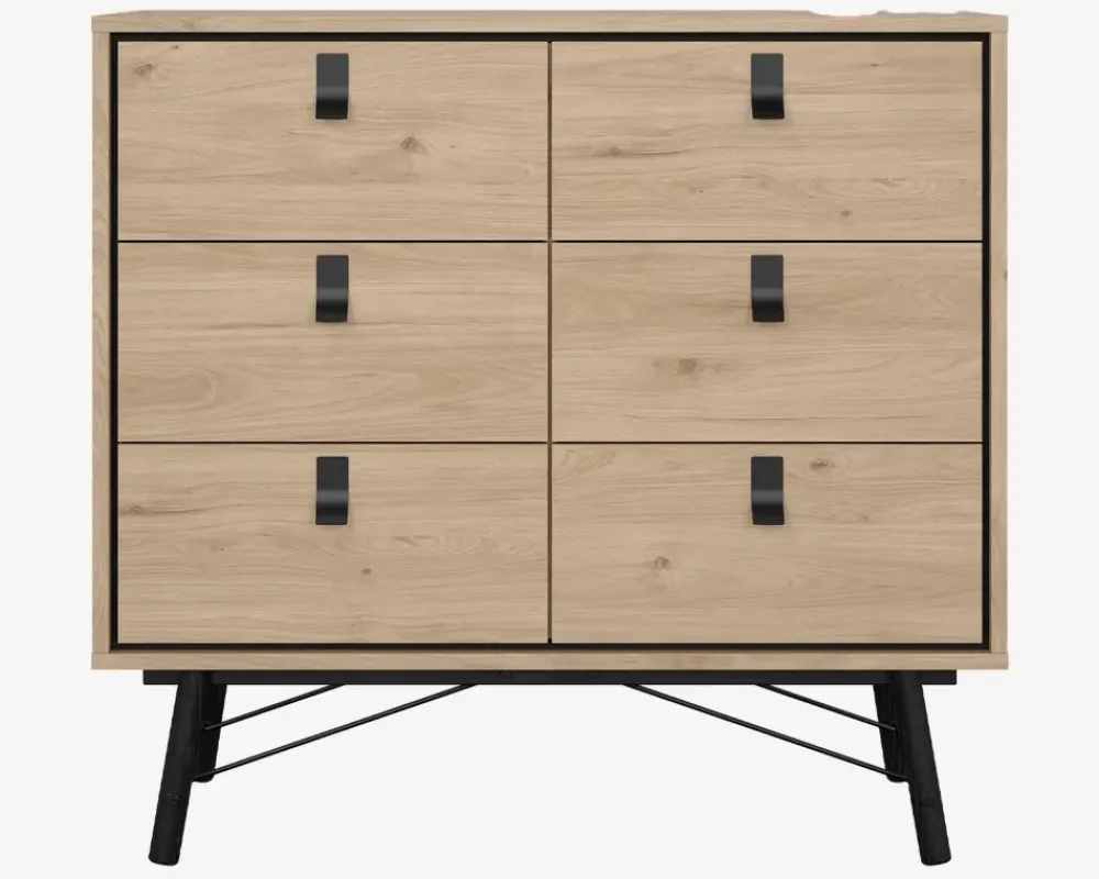 Sale Daells Bolighus Kommode Ry m. 6 skuffer Eg