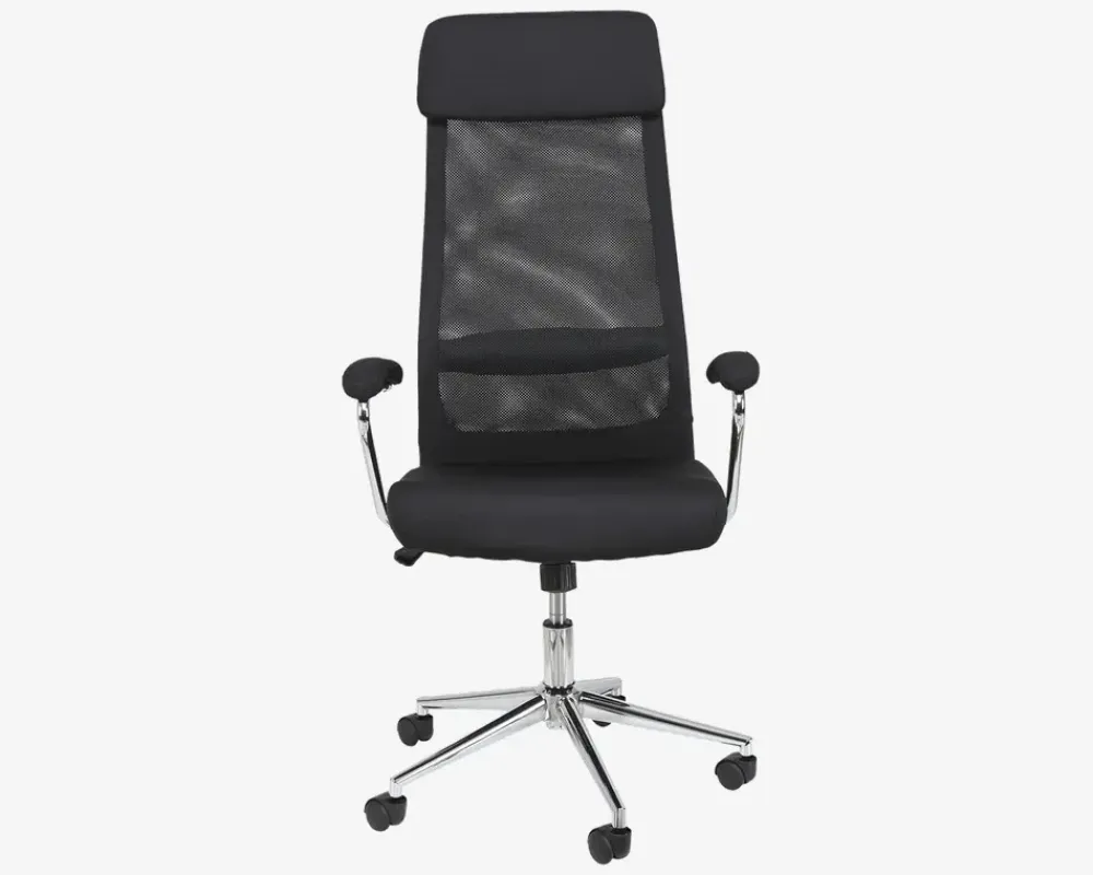Sale Daells Bolighus Kontorstol Sort Mesh/Krom Fod