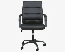 New Daells Bolighus Kontorstol Sort Pu/Sort Fod