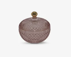 Sale Daells Bolighus Krukke blush m. guld detaljer Lyserød