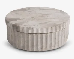 Best Daells Bolighus Krukke m/låg brun marmor Ø.15 cm