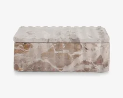 Sale Daells Bolighus Krukke m/låg brun marmor H.8 cm