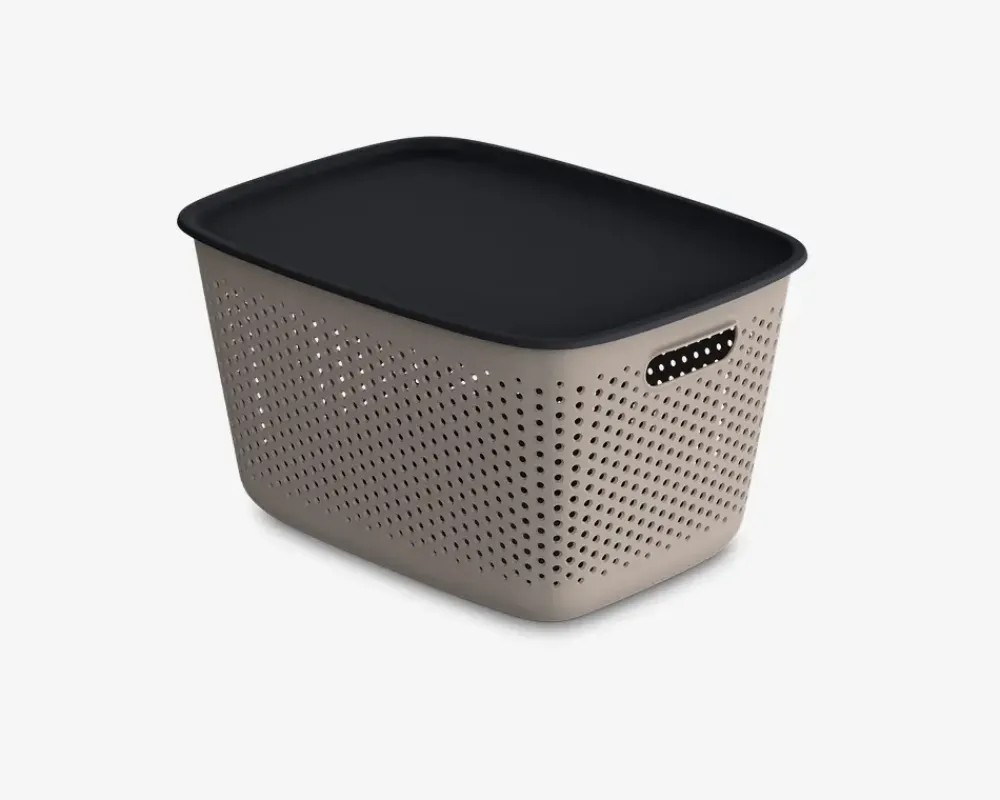 Online Daells Bolighus Kurv Basket Taupe 17 L Beige