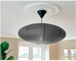 Daells Bolighus Lampeskærm Villo antracit Ø.60 cm Grå