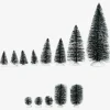New Daells Bolighus Landskabs juletræer sæt 13 stk.