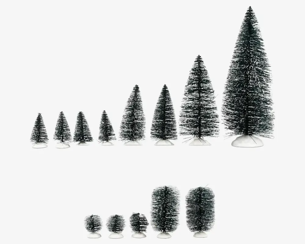 New Daells Bolighus Landskabs juletræer sæt 13 stk.