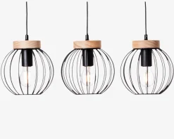 Discount Daells Bolighus Langbordspendel Sorana Sort/Natur B.65,5cm