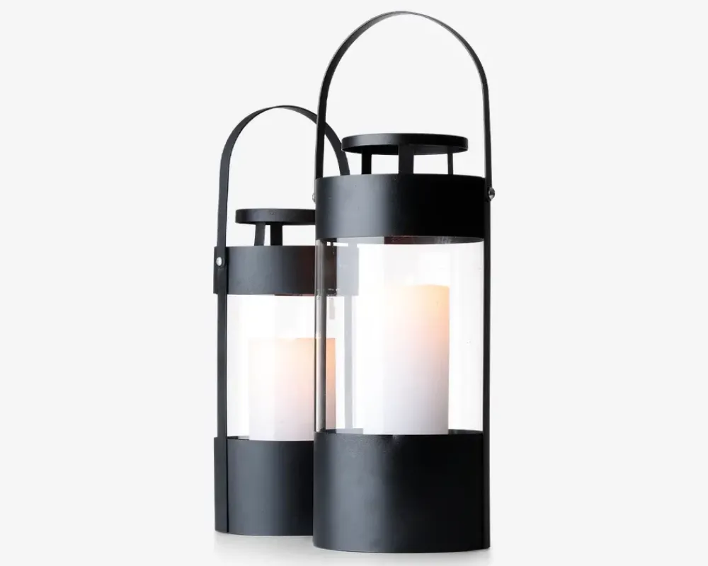 Discount Daells Bolighus Lanterne Cylinder Sort H.40 cm