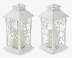 Daells Bolighus Lanterne LED hvid H.28 cm